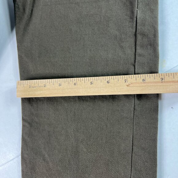 Gustin Jeans Men 28x32* 567 Slim Straight Army Green Faded Selvedge Denim Tag 31 - Picture 13 of 16